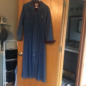 M Woolrich long Jean dress